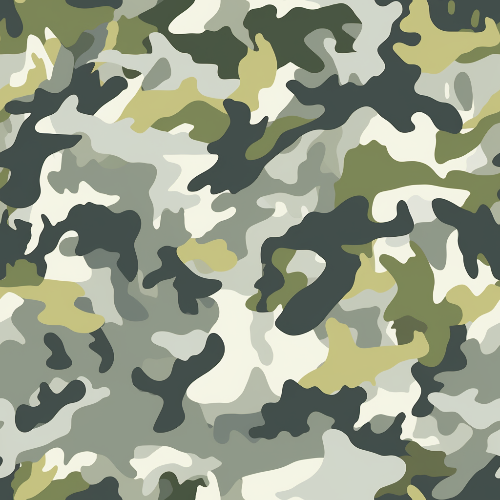 Camo print military green gray background