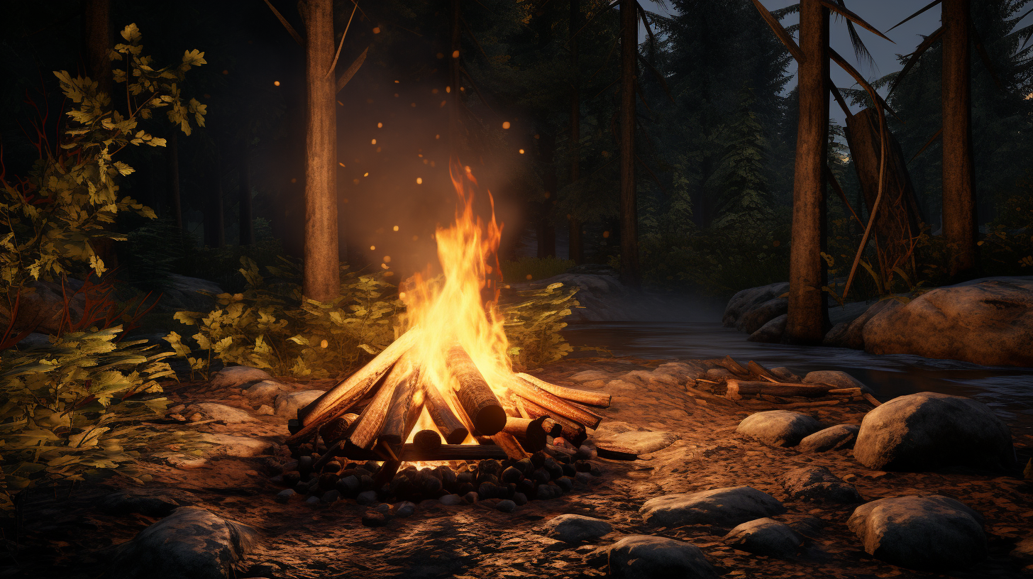 Realistic Campfire in Unreal Engine 5