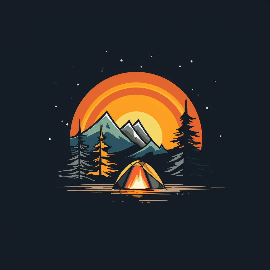 Camping Gear Logo Mark