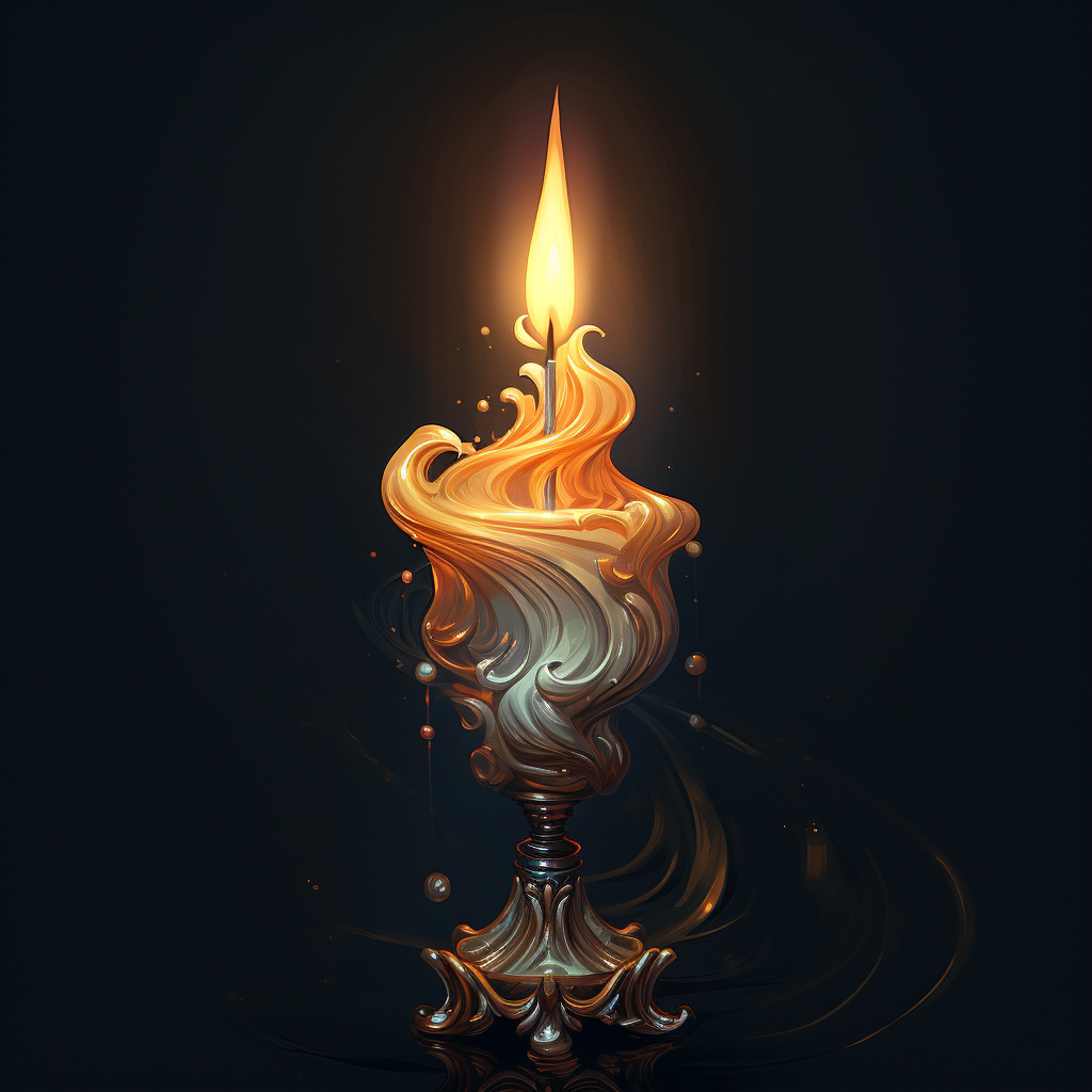 beautiful candle photo