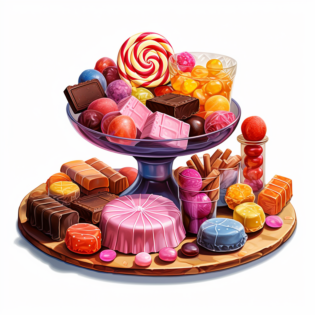 Delicious candy bar clipart