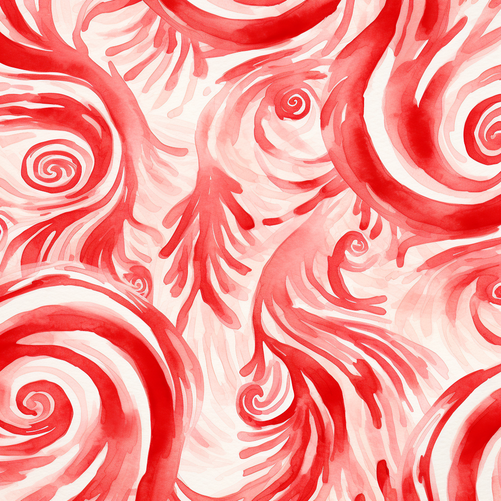 Red and white candy cane pattern