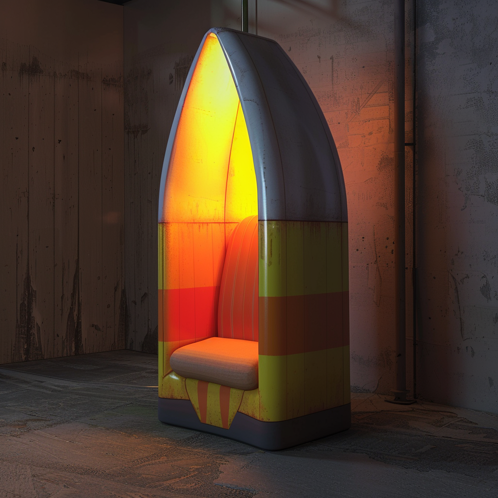 Candy Corn Themed Confessional Booth