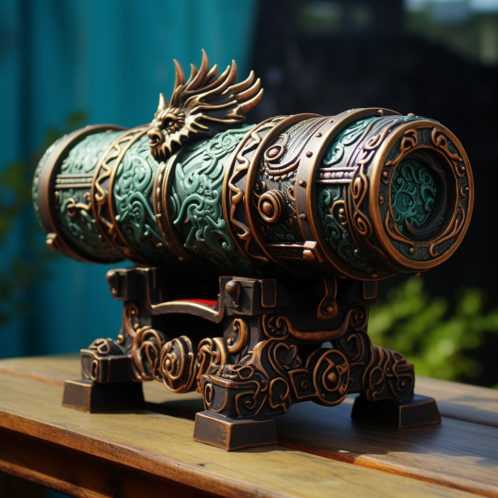 Cannon with Eldritch Gods Motif