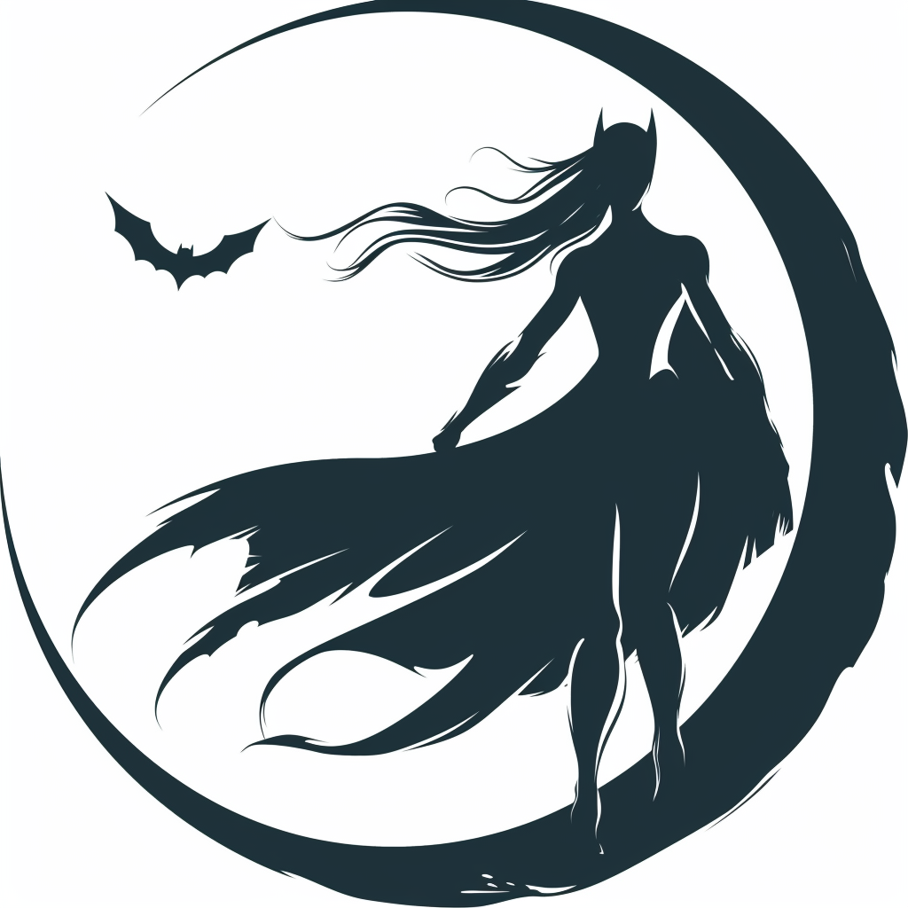 Caped Crusader Woman Logo