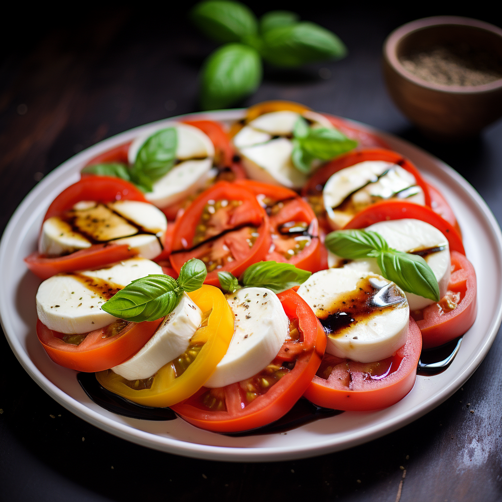 Fresh and appetizing Caprese Salad ?