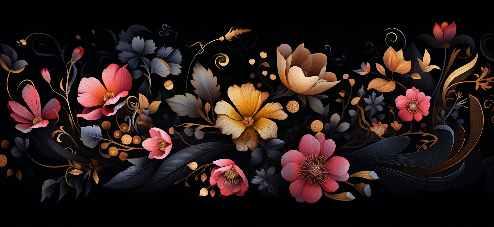 Captivating floral pattern design