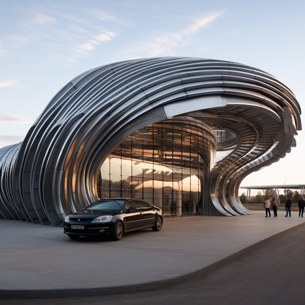 Metal Clad Car Hanger Building