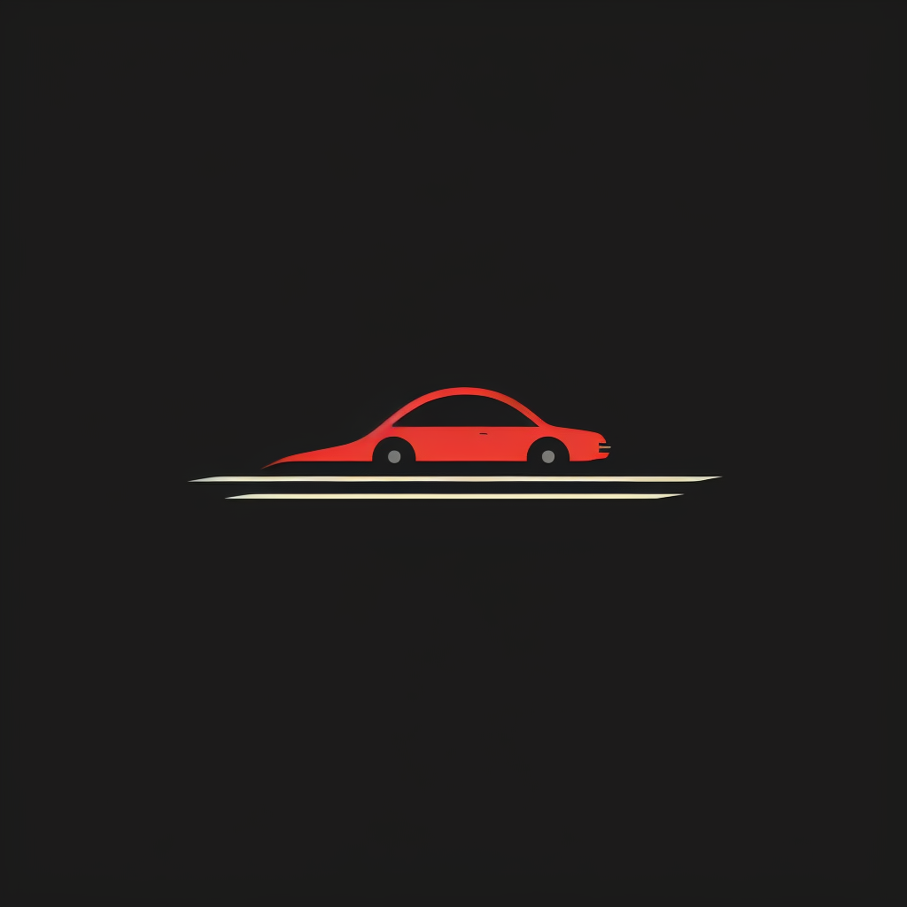 Minimalist car sale logo design