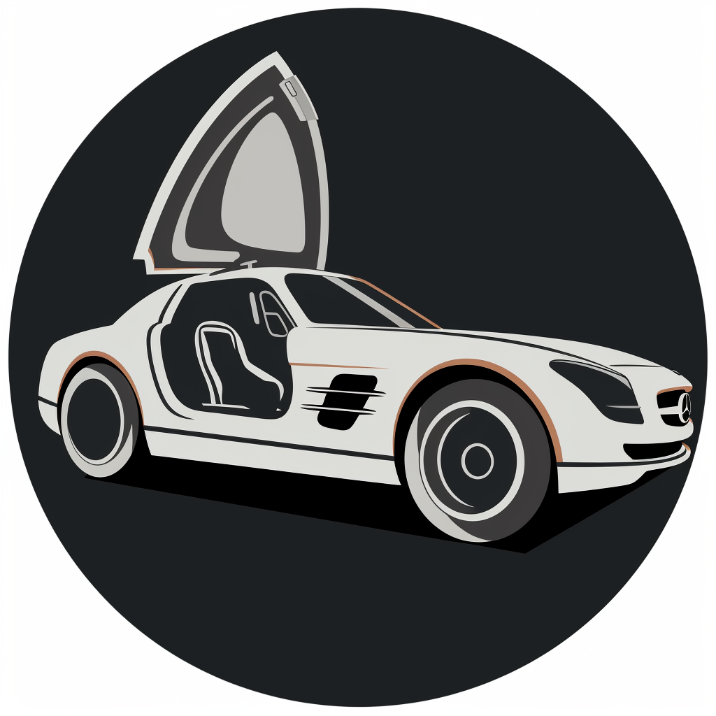 car gullwing door symbol