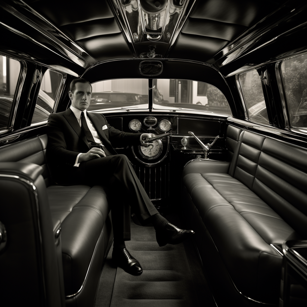 Elegant Leather Car Seats in a Rolls-Royce