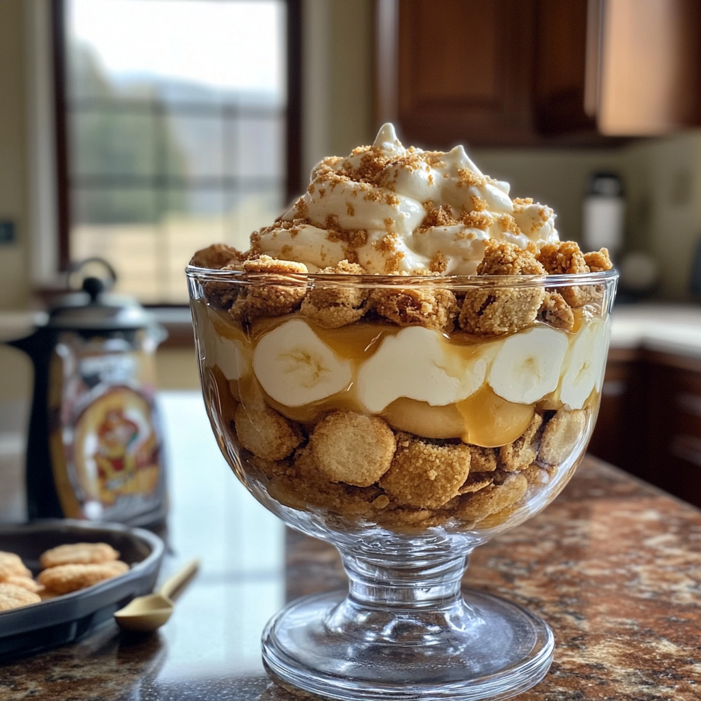 Caramel Banana Pudding Cookies