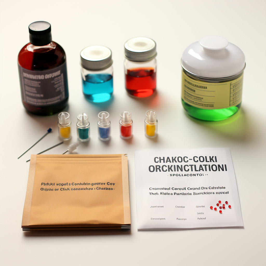 Student using Carboxylic Acid Preparation Kit