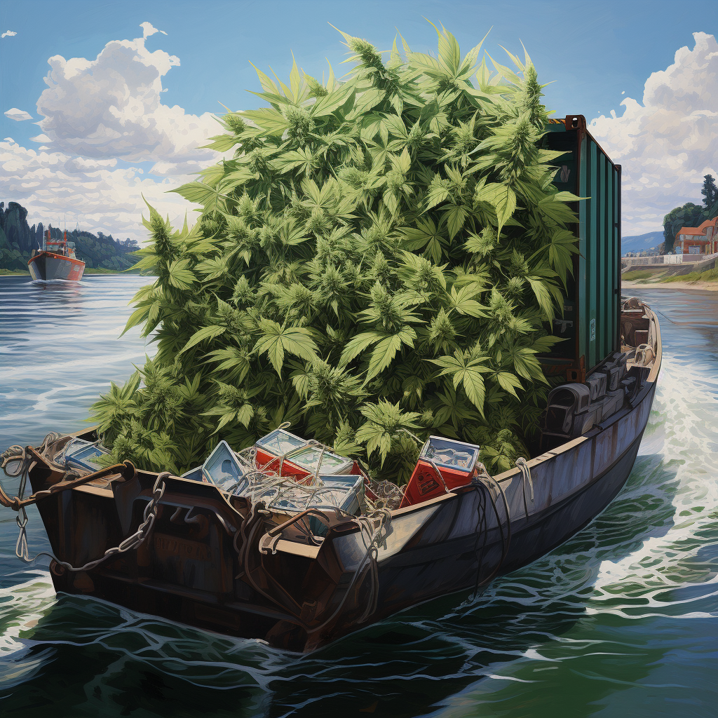 Marijuana-filled Cargo Container