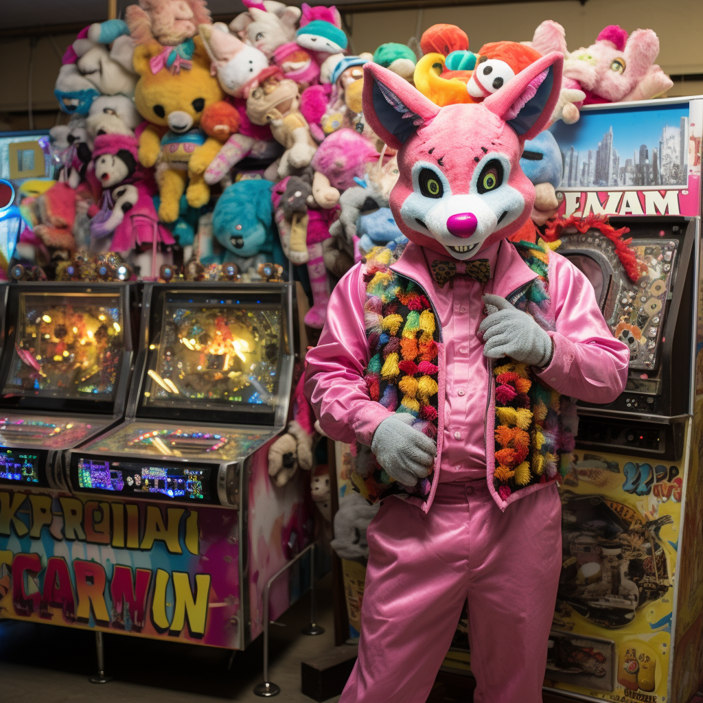 Colorful Carnival Costume Game Booth Image