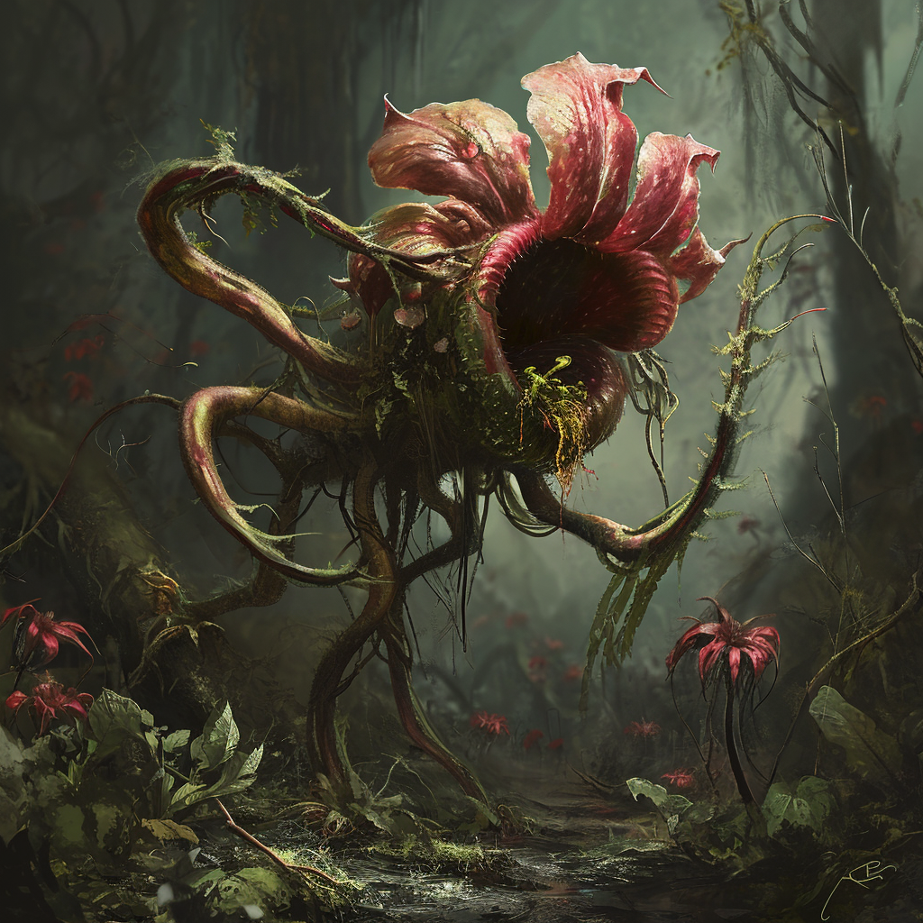 Carnivorous Plant Creature Art