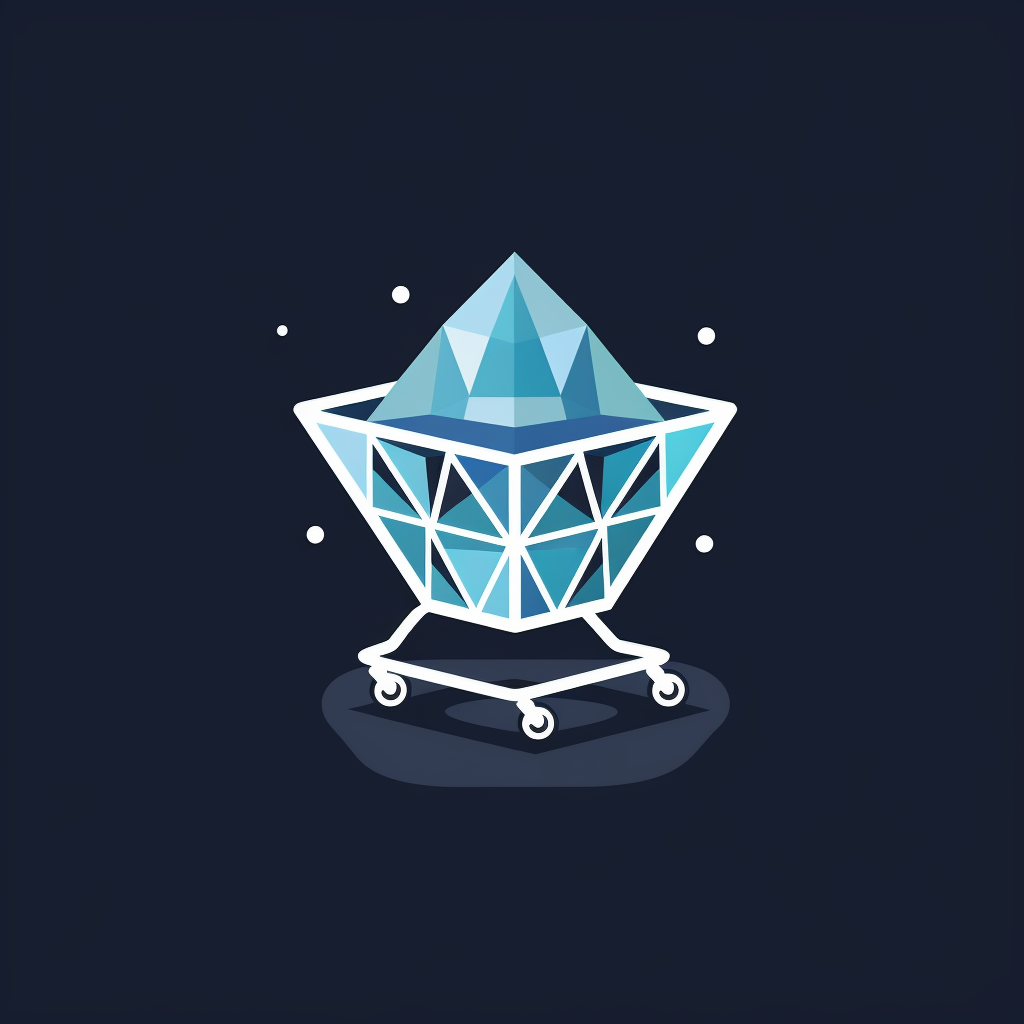 Cart Diamond Ring Logo