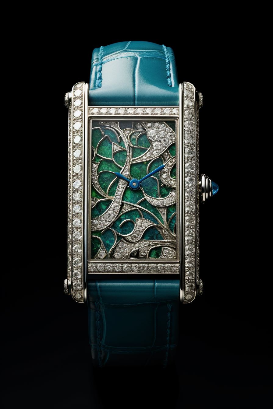 Elegant Cartier tank watch design