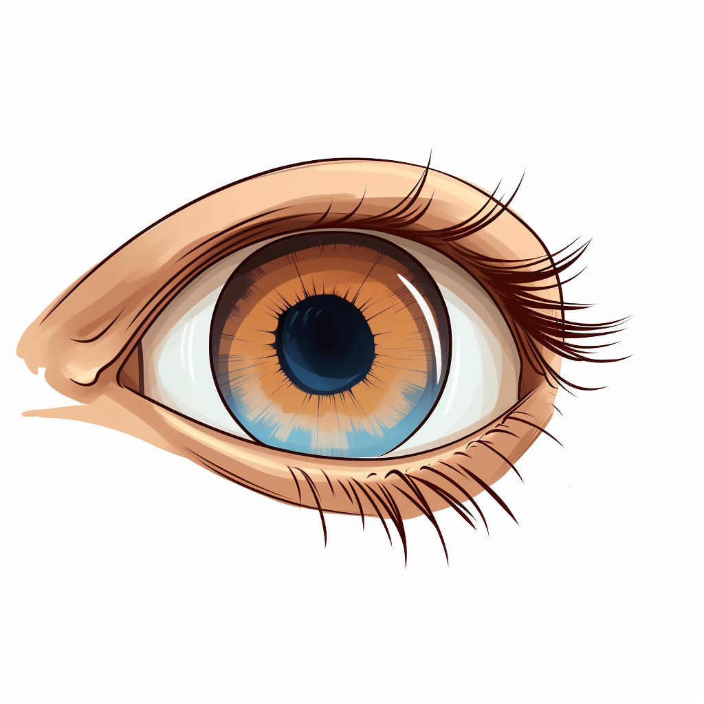 Simple Cartoon Eye PNG