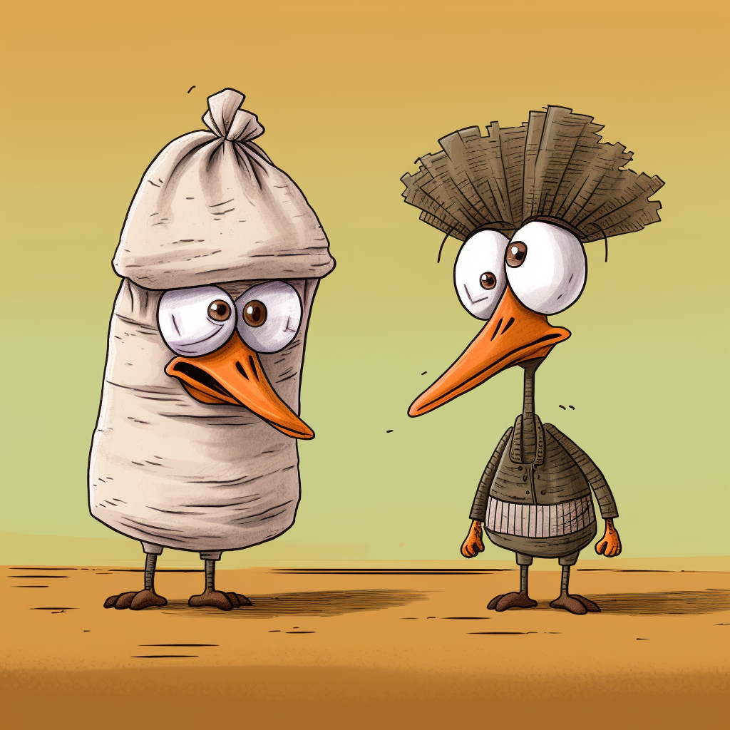 Confused turkey with taco paper bag ?