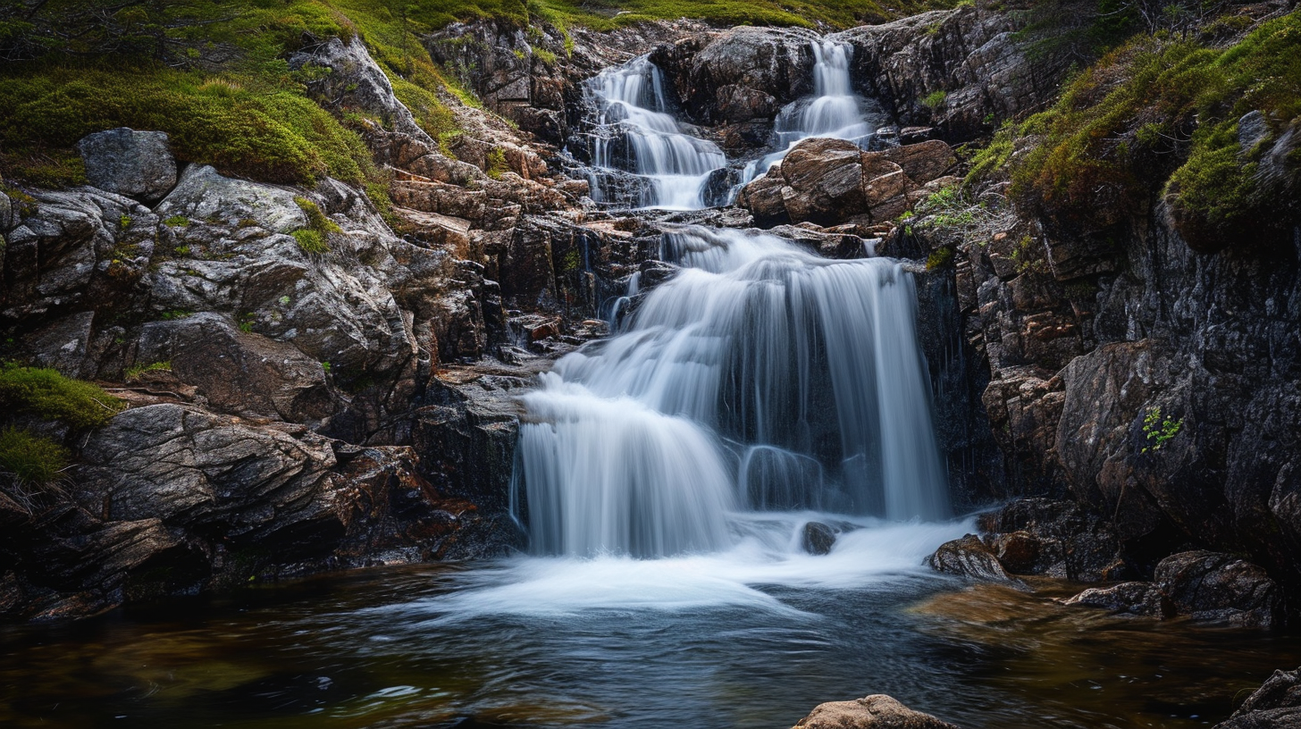 Waterfalls Nature Scenery Picture