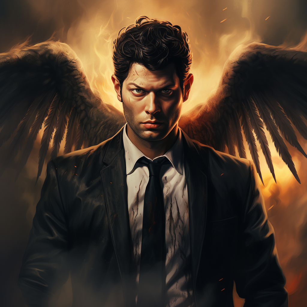 Castiel as a powerful demon