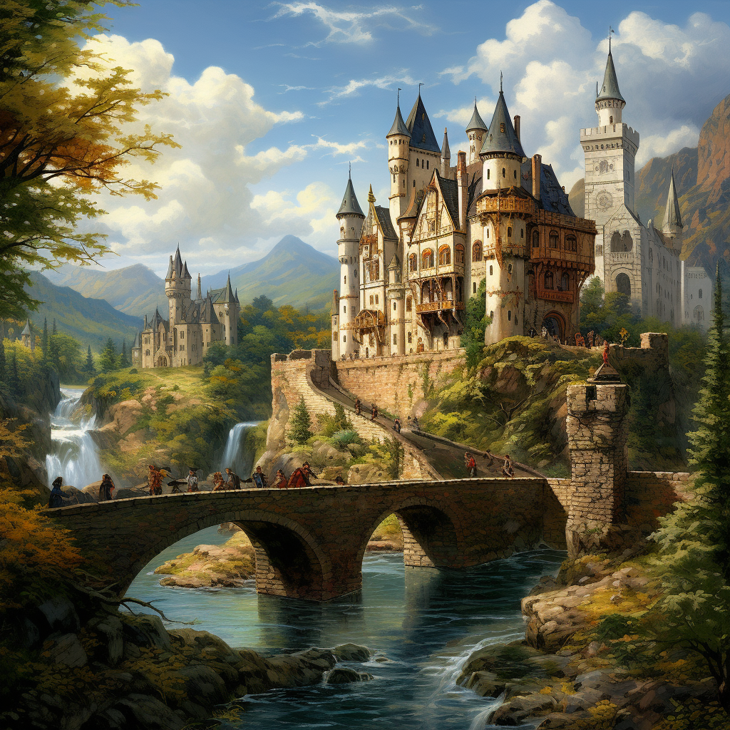 Beautiful castle puzzle image