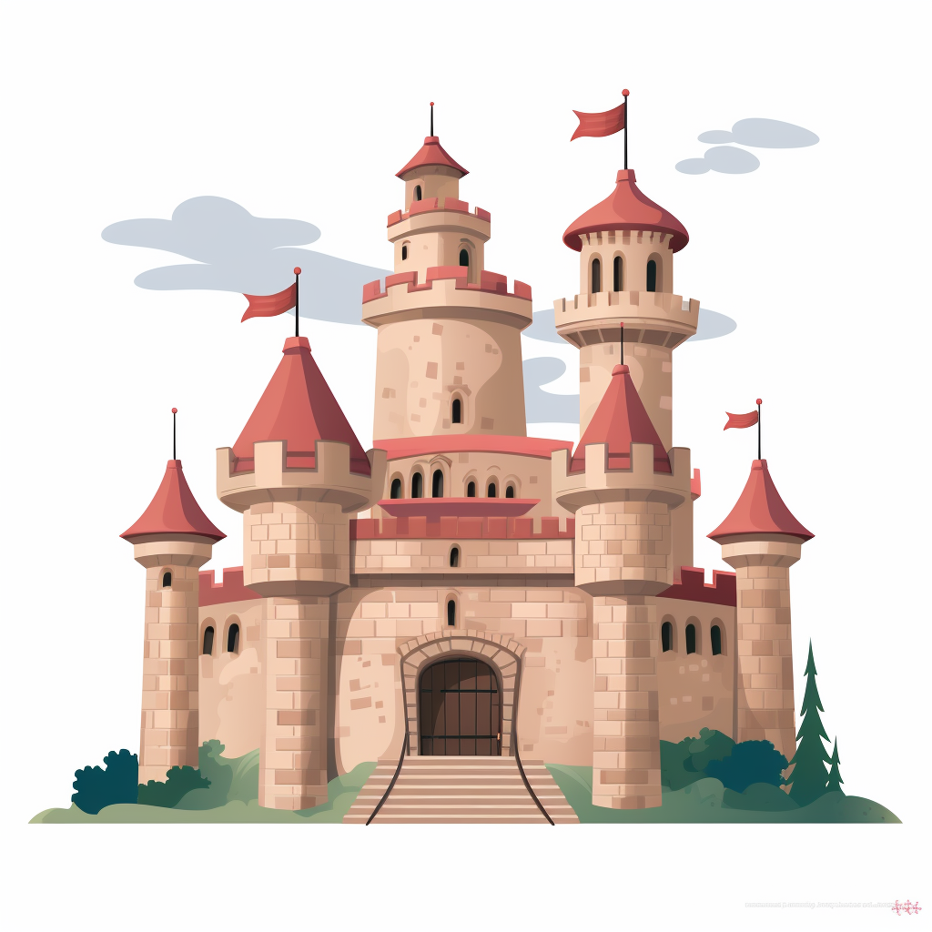 Castle logo with transparent background