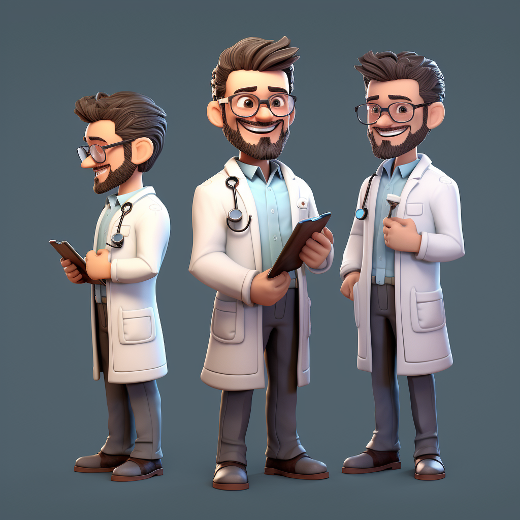 Casual Stylized Character Design Dentist Mobile Game