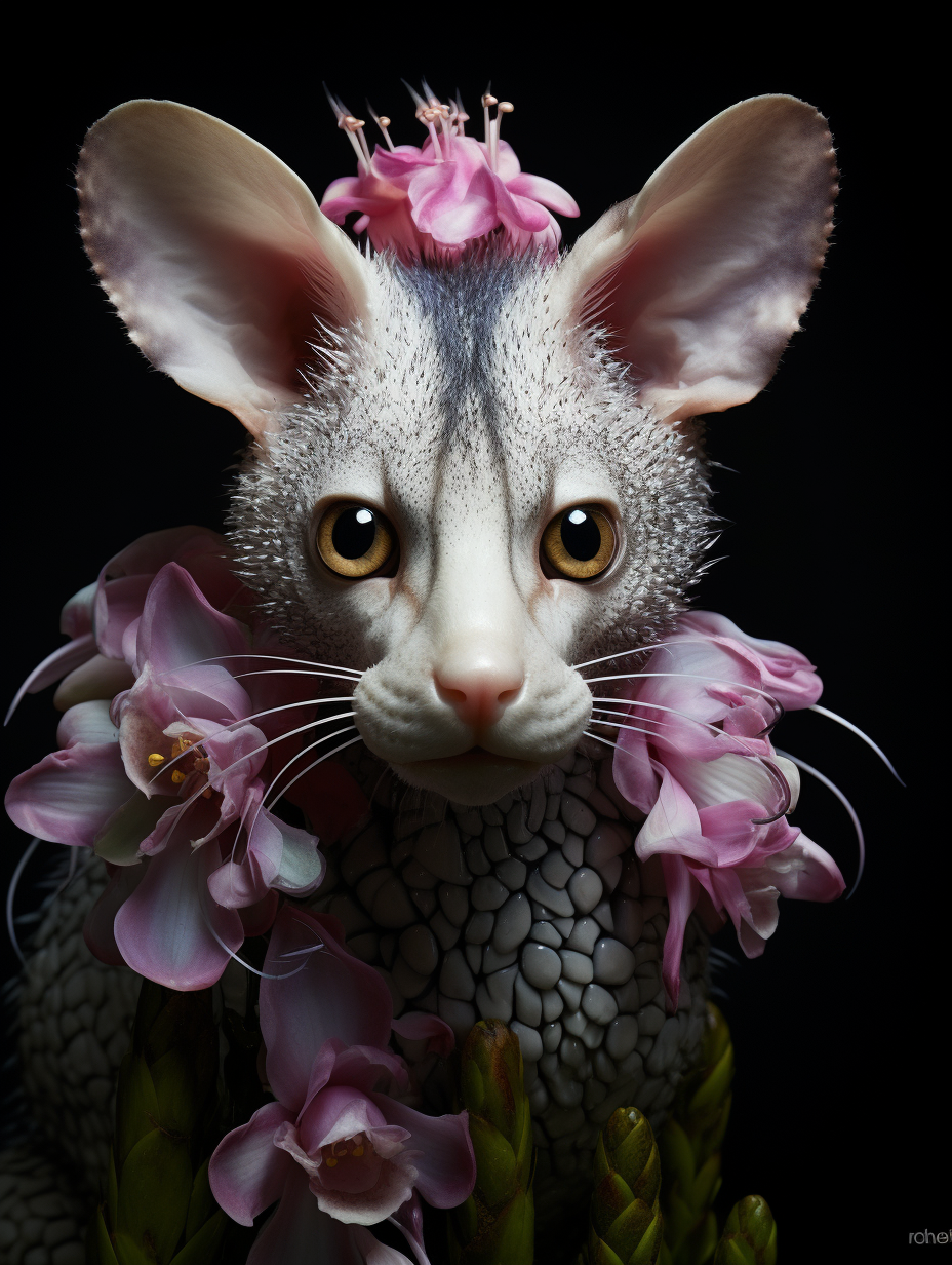 Orchids resembling cute cat faces