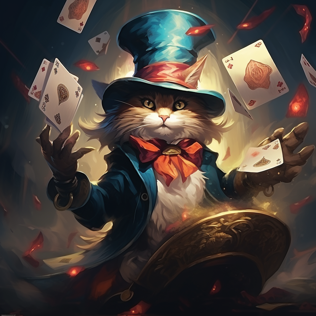 Cat out of a Wizard's Hat