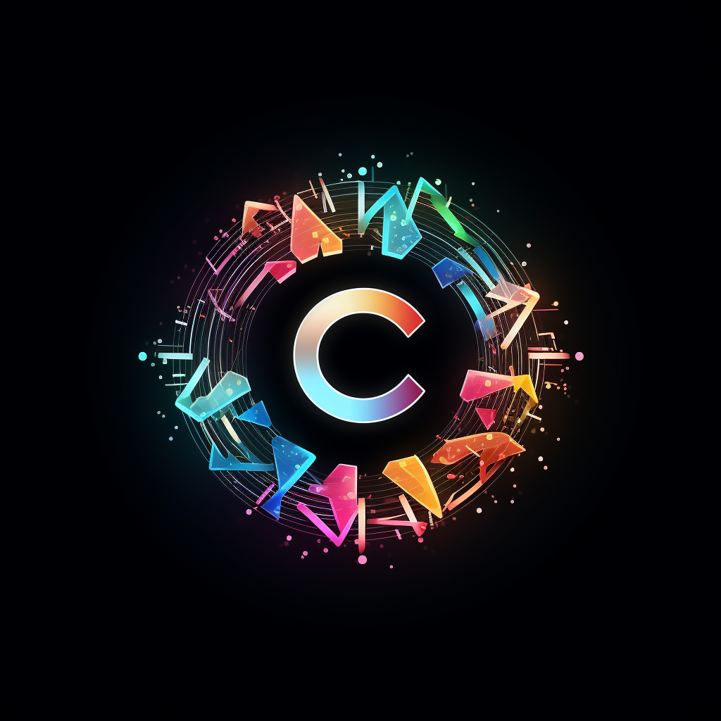 CC letter logo showcasing creativity in computing