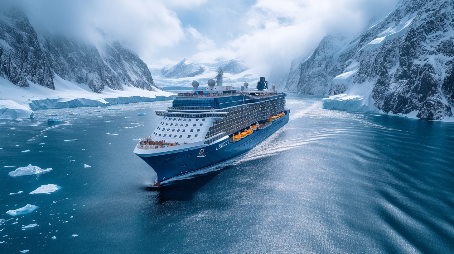 Celebrity Edge Starboard View in Alaskan Waters