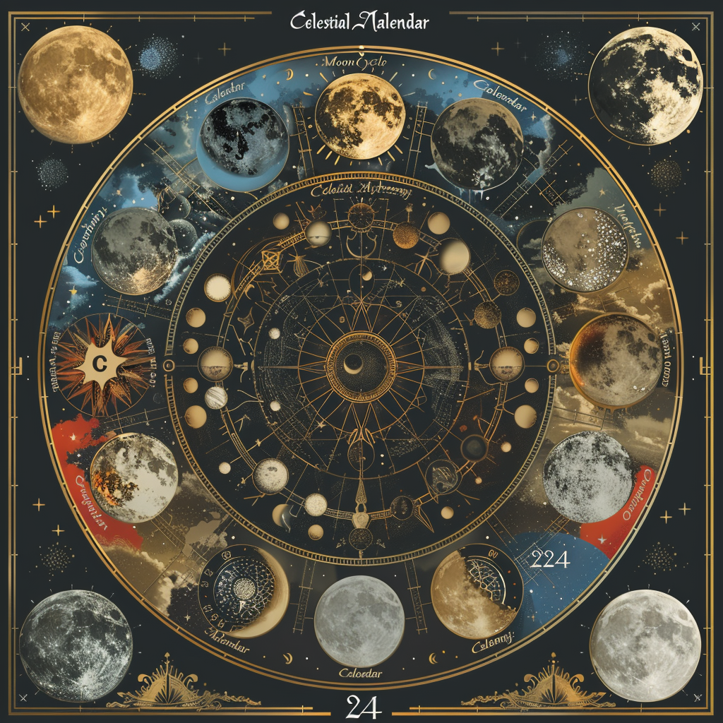 Moon Cycle Calendar Alchemy 2024