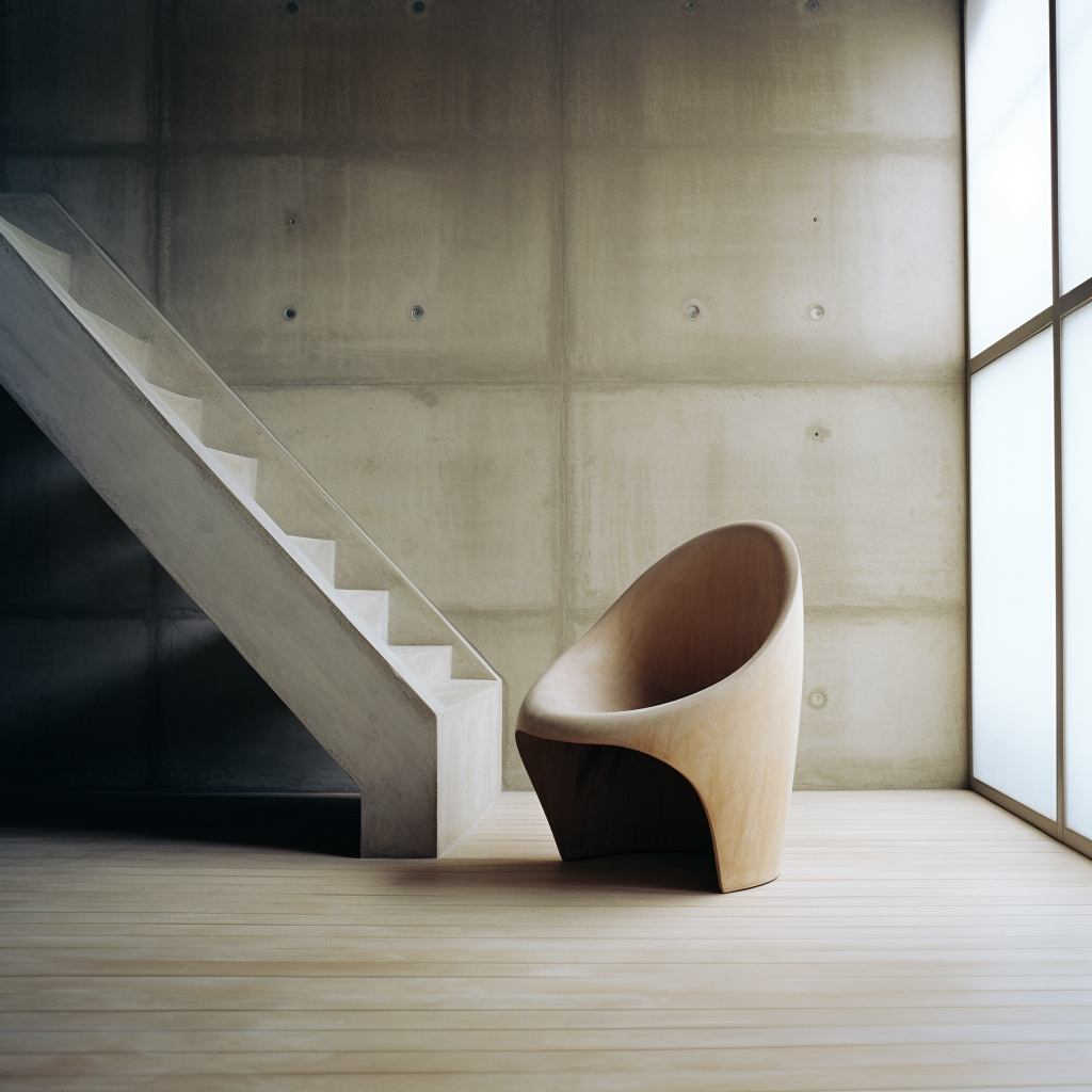 Tadao Ando Chair Design