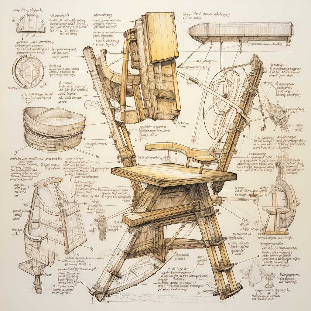 Illustration of Chair Parts