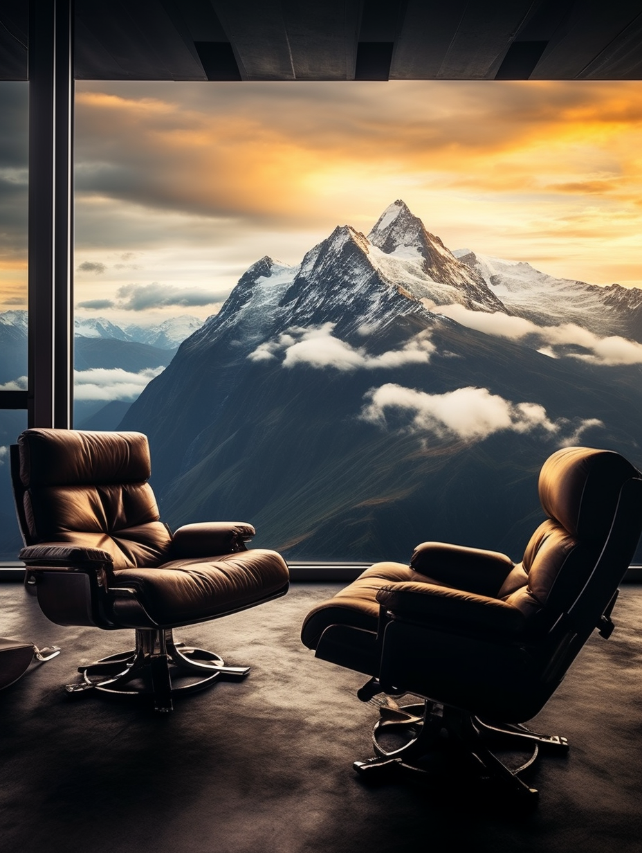 Chairs with Mountain View