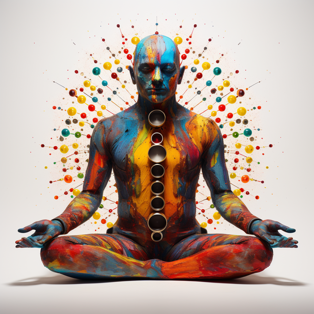 Chakras Meditation Contemporary Art by Damien Hirst