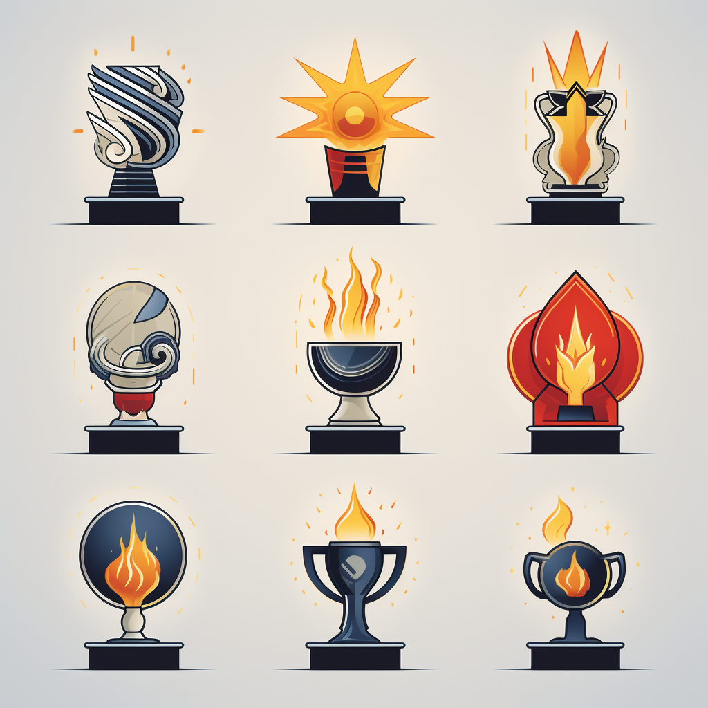 Creative champion icon ideas for motivation