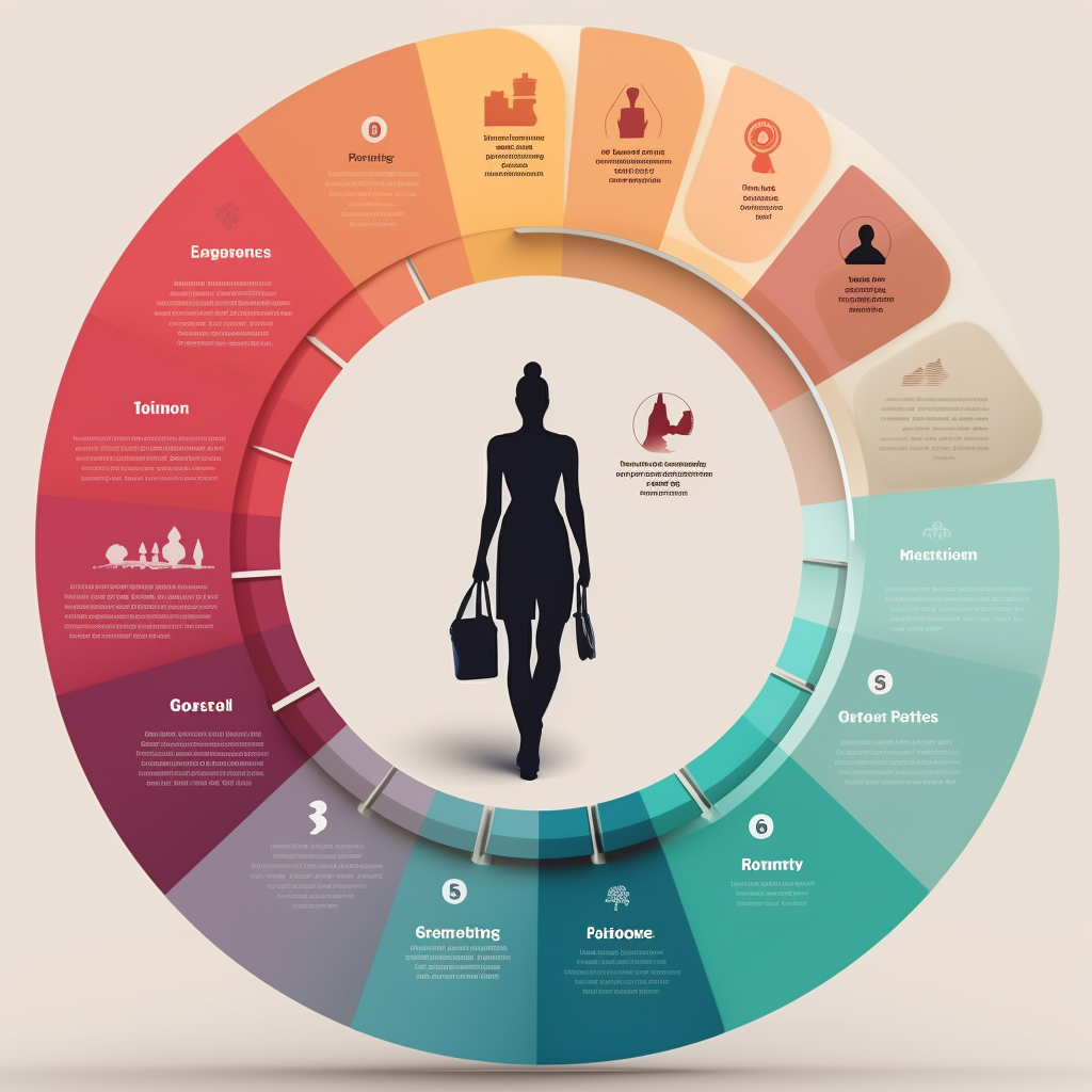 Infographic showing change-making process