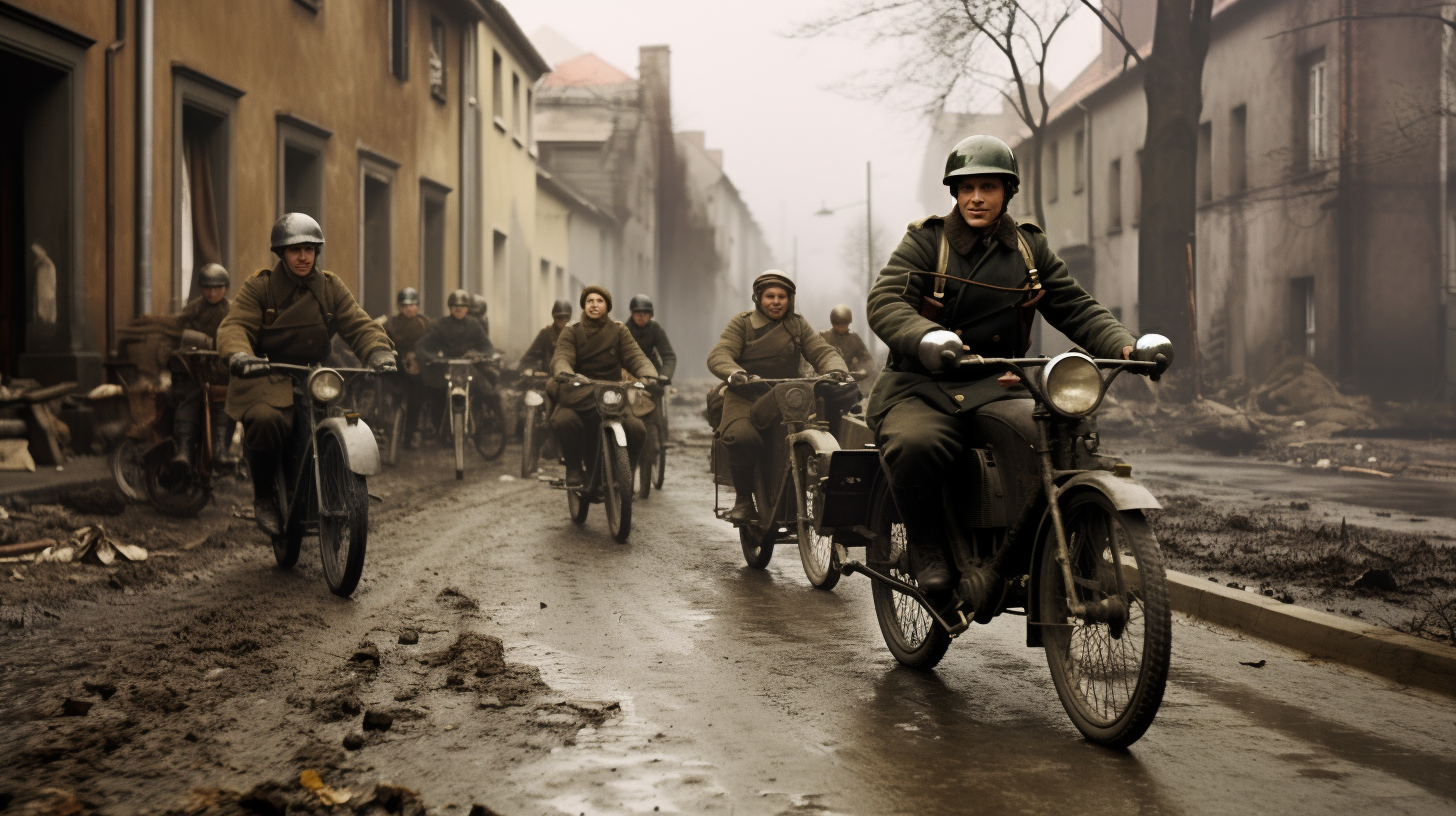 WW2 Bicycle Shortage in Germany