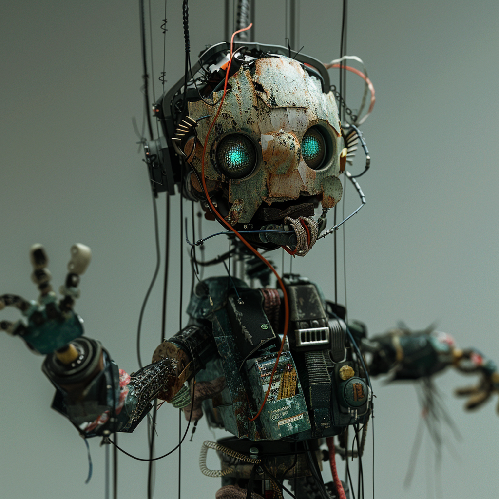 Puppet made of chaos and code