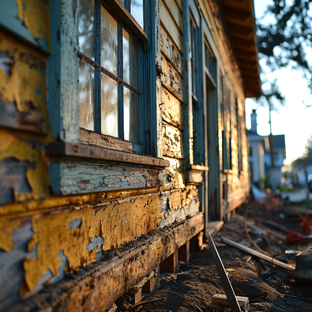 Chaotic siding installation on home improvement show