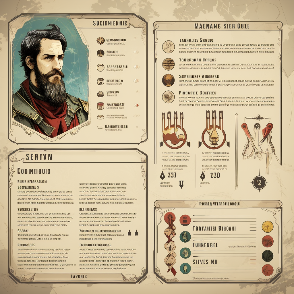 Web Developer Character Card CV