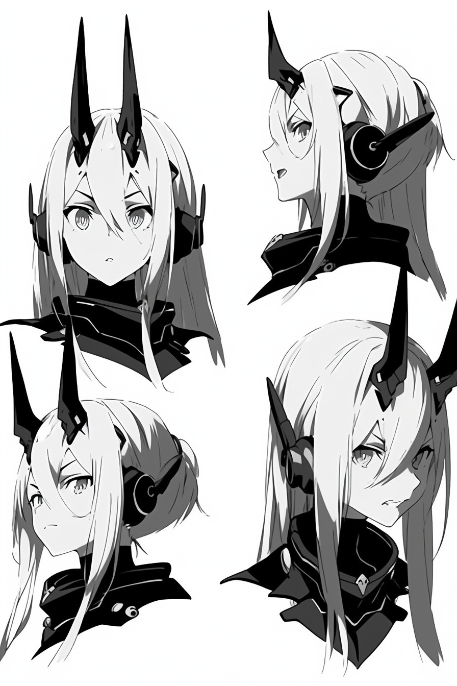 Demon Cyborg Girl with Emotions