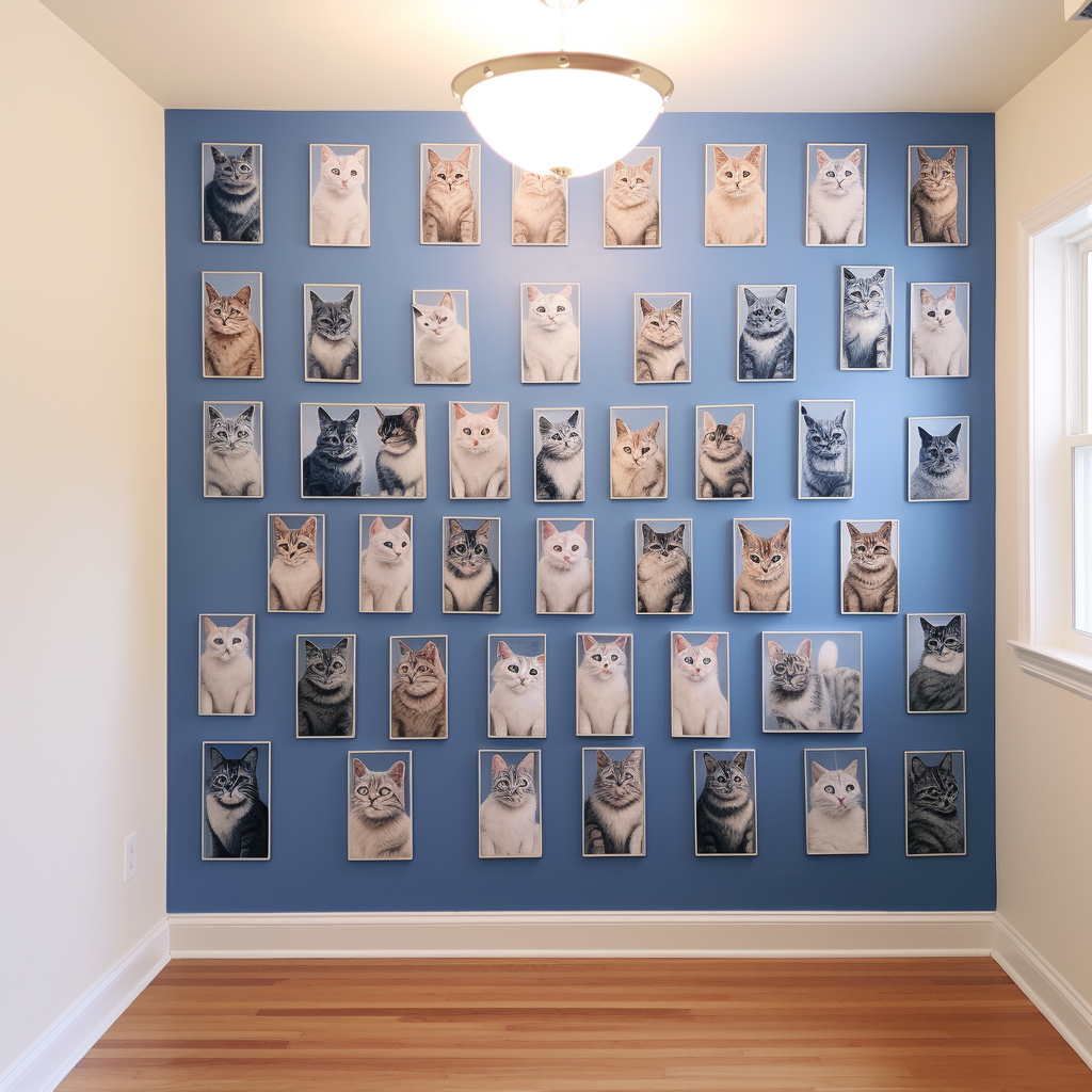 blue-wall-framed-cat-pictures