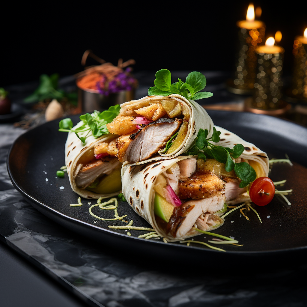 Gorgeous Chargrilled Chicken Roll-up