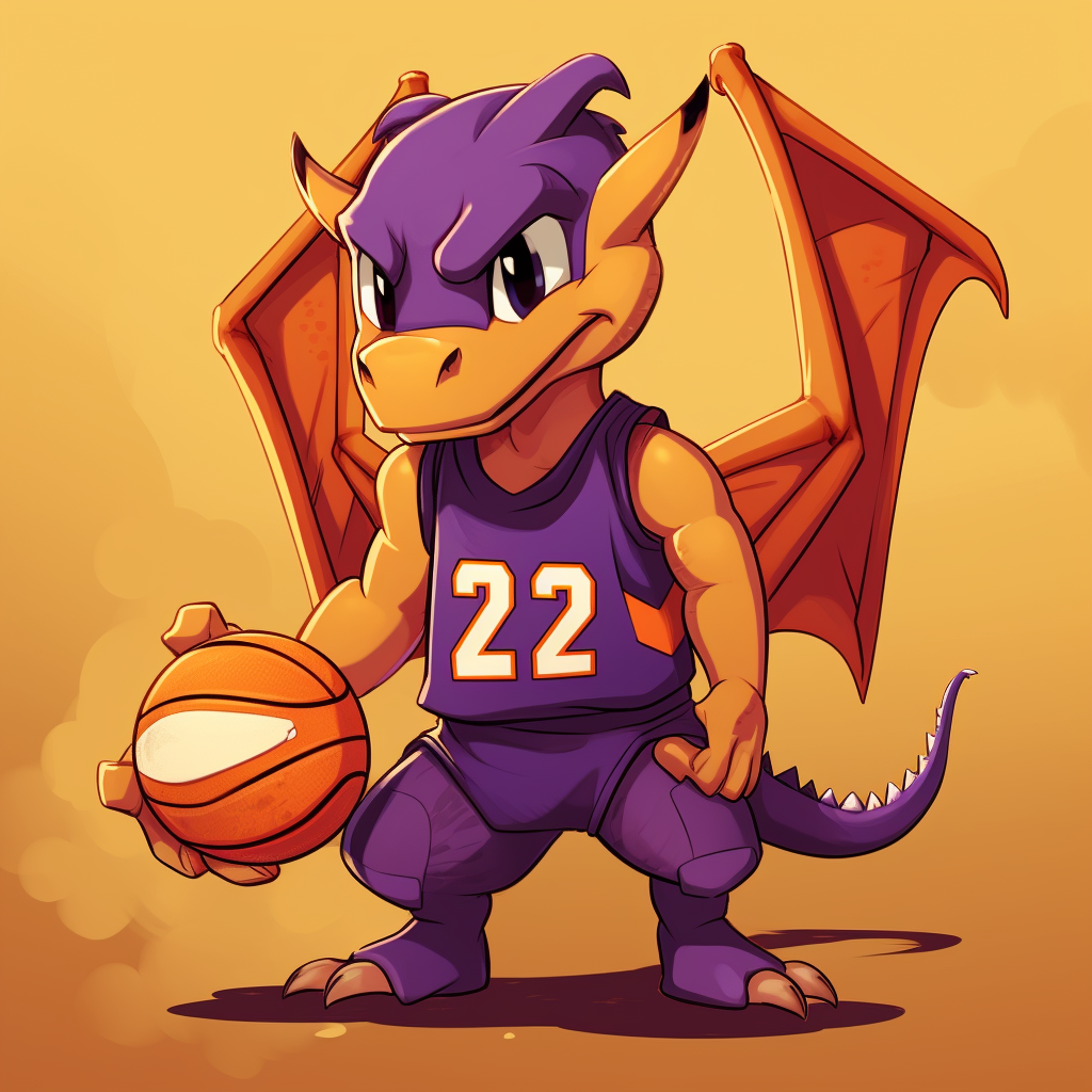 Charizard in Lakers Jersey Animation