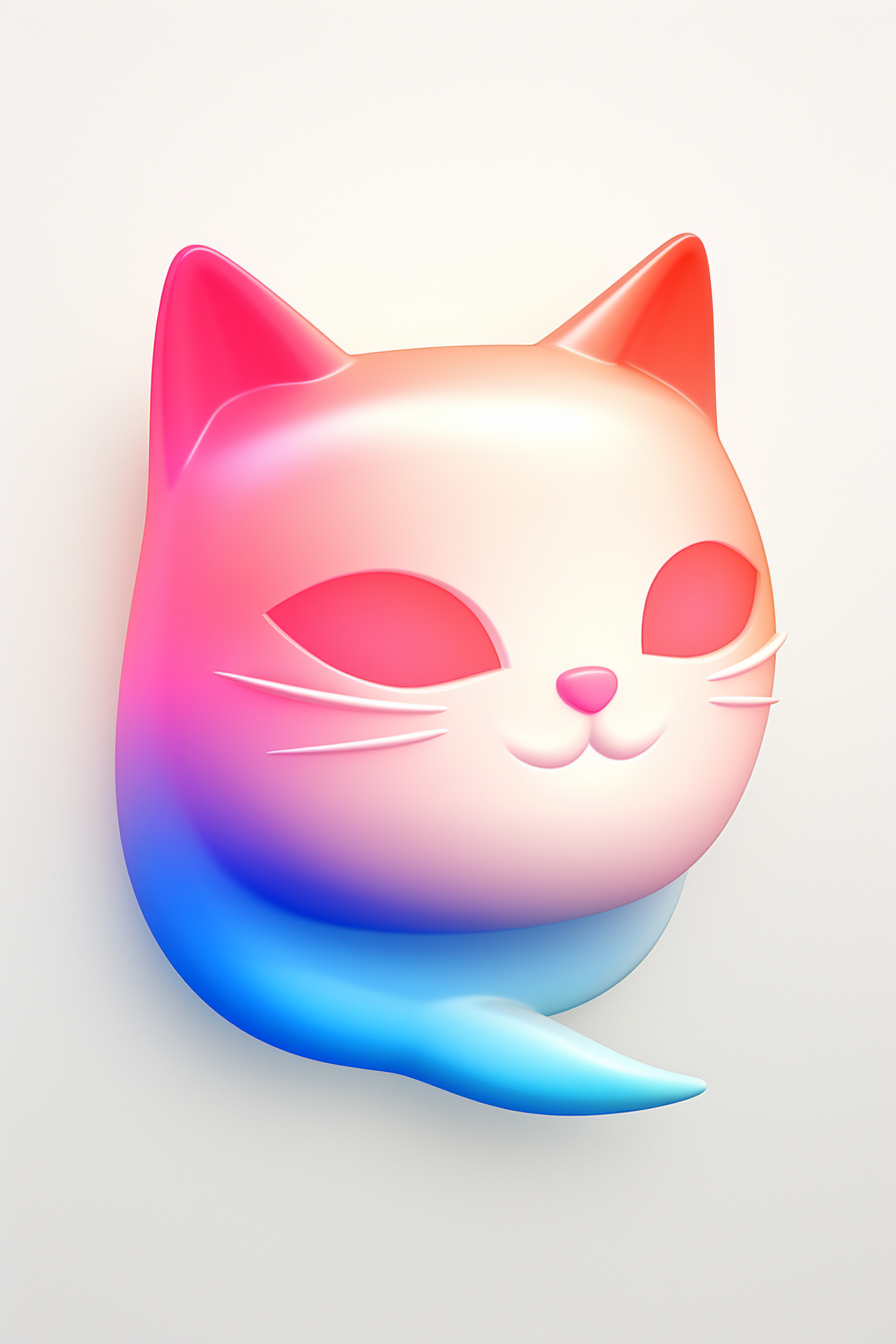 Colorful 3D Icon of Chat Messenger