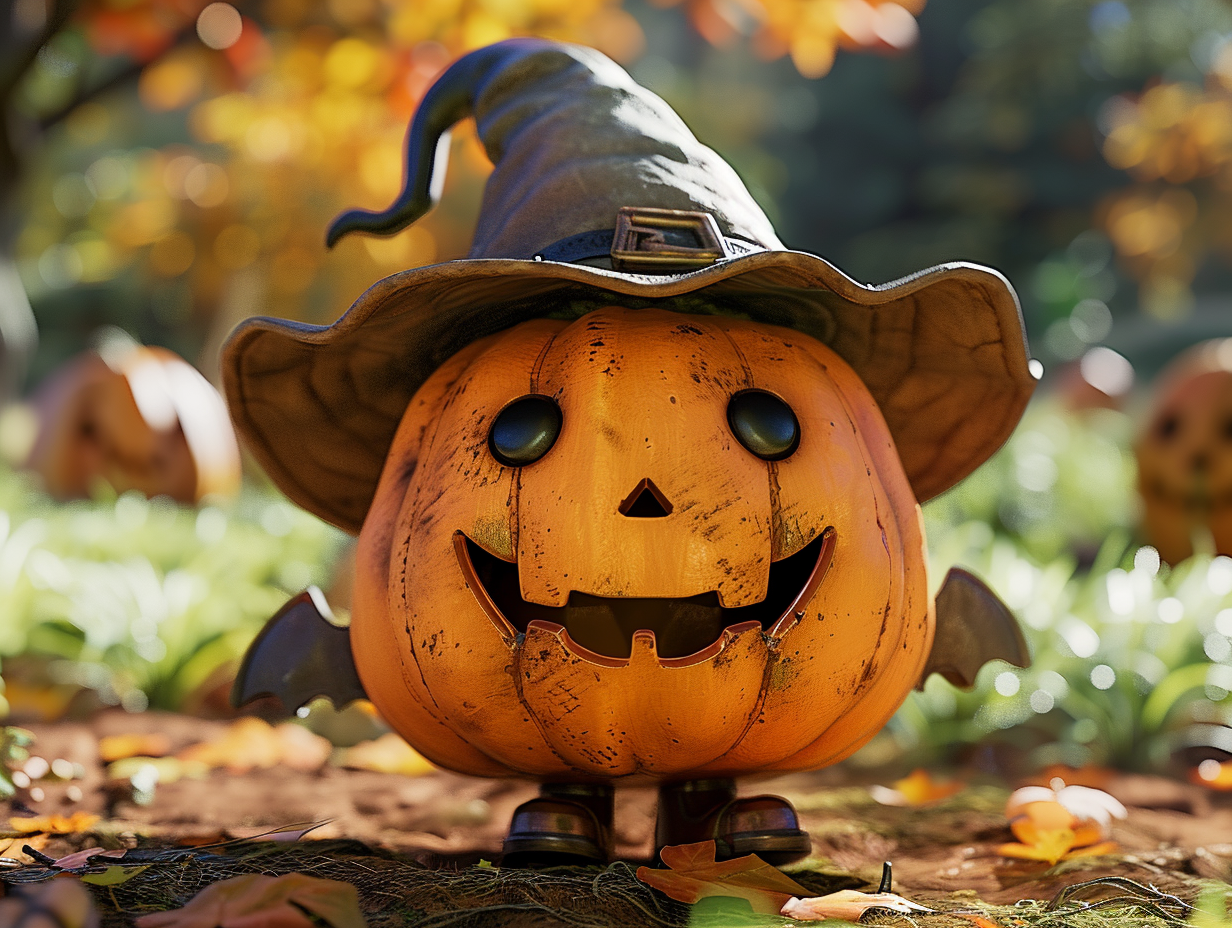 Smiling Pumpkin Patch Harvest